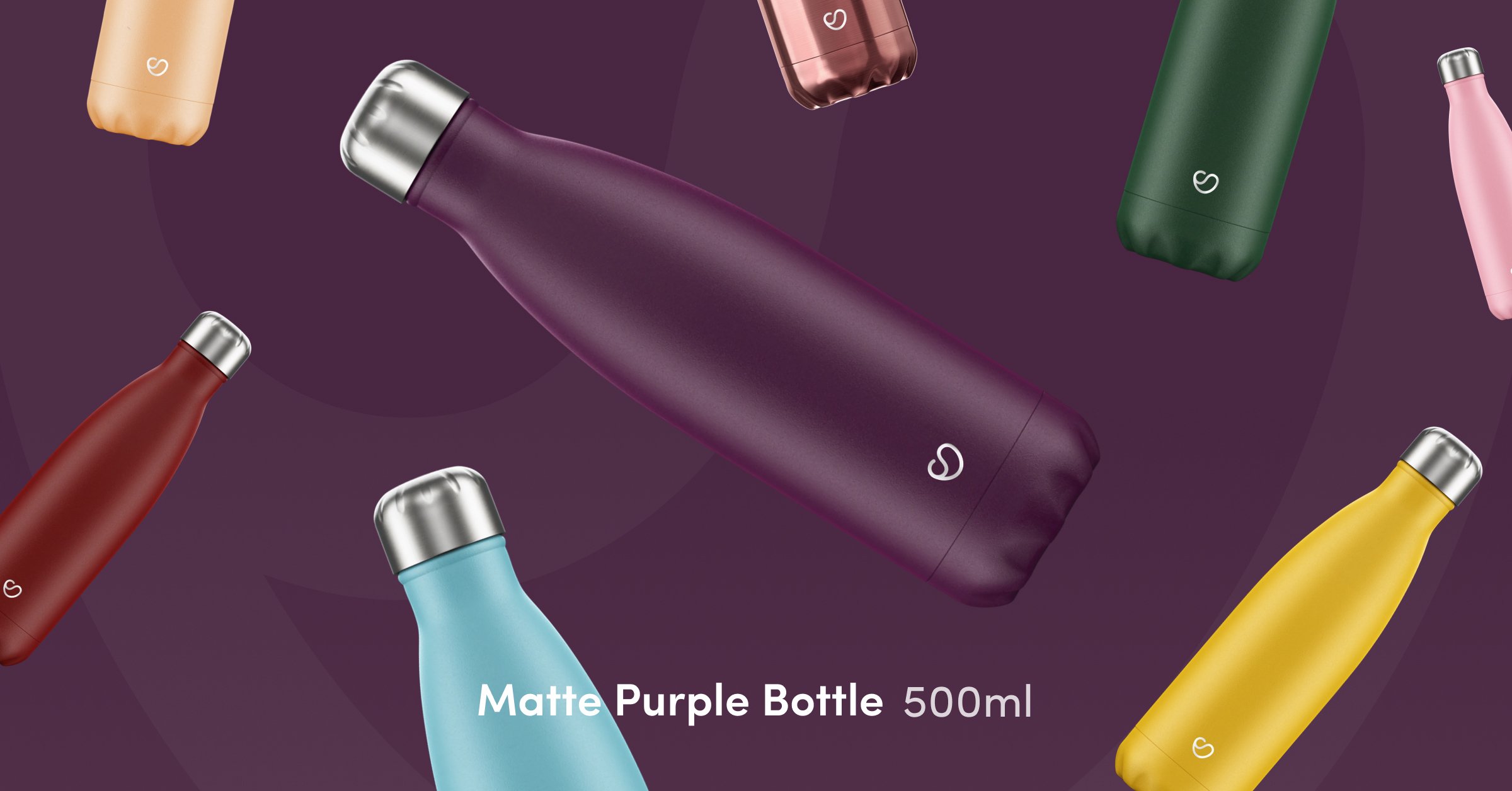 Part Of The Matriarchy Stainless Steel Water Bottle-Purple
